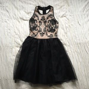 Embroidered Tulle Dress